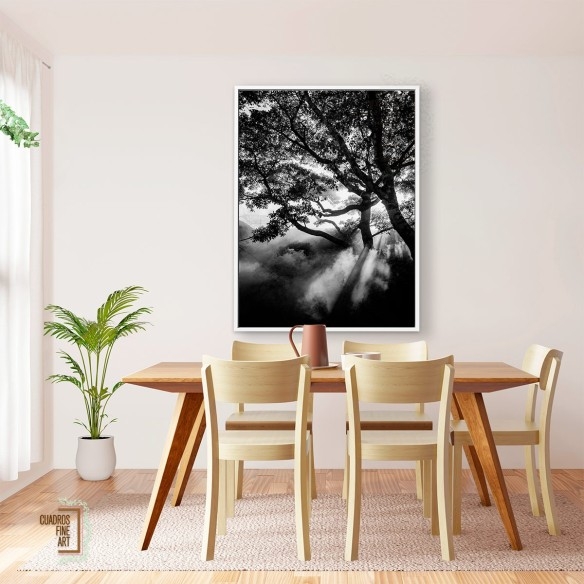 Negro nebuloso | Cuadro Paisaje Fine Art | Cuadros Fine Art