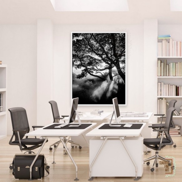 Negro nebuloso | Cuadro Paisaje Fine Art | Cuadros Fine Art