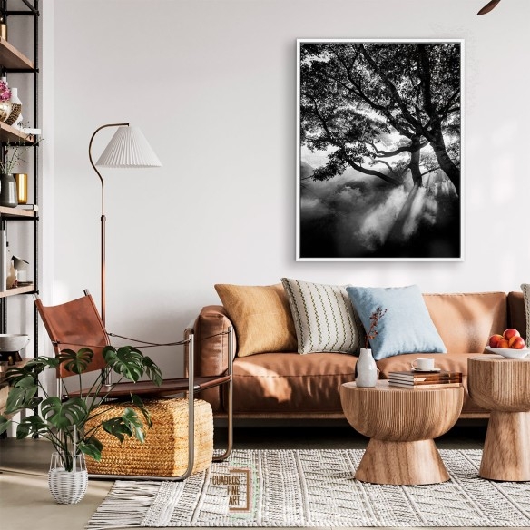 Negro nebuloso | Cuadro Paisaje Fine Art | Cuadros Fine Art